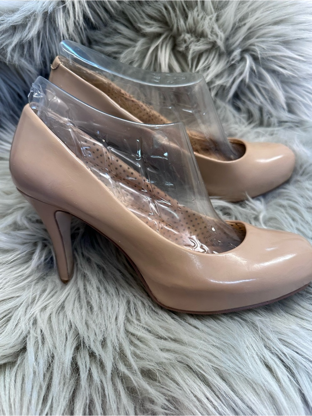 Madden Girl Blush Nude platform High Heel Pumps